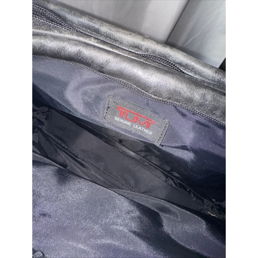 Vintage‎ Tumi Genuine Briefcase No Strap Some Distressing inside Is Clean